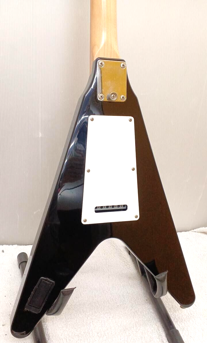 Greco Mini Flying-V Guitar Black Built-in Speaker | eBay