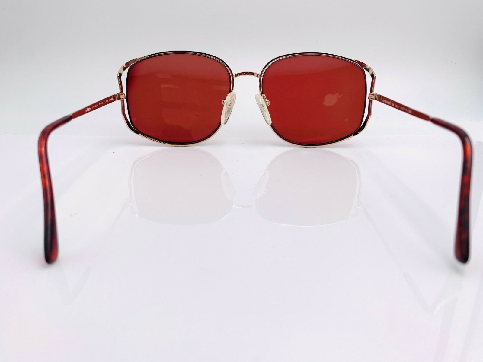 Vintage Harve Benard Ambassador Tortoise Gold Oval Sunglasses Japan FRAMES ONLY