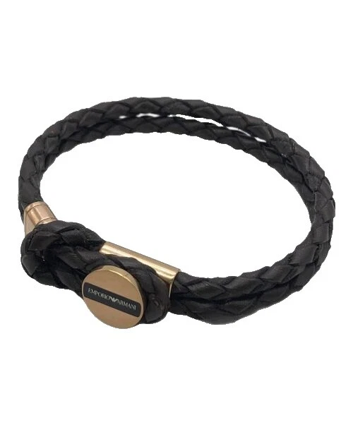 Emporio Armani Leather Jewelry for Men