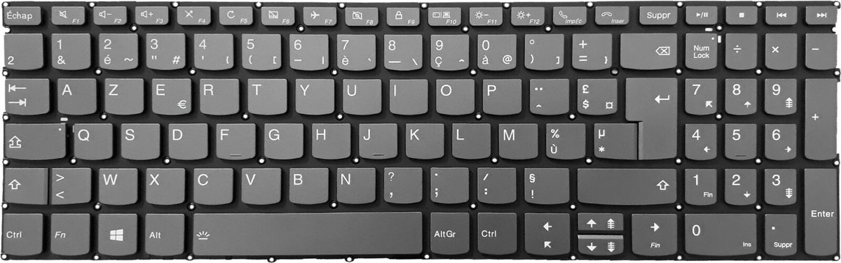 Touche De Clavier De Rechange Pour Lenovo Thinkbook 15-IIL, Yoga, C940 – Référence LI692