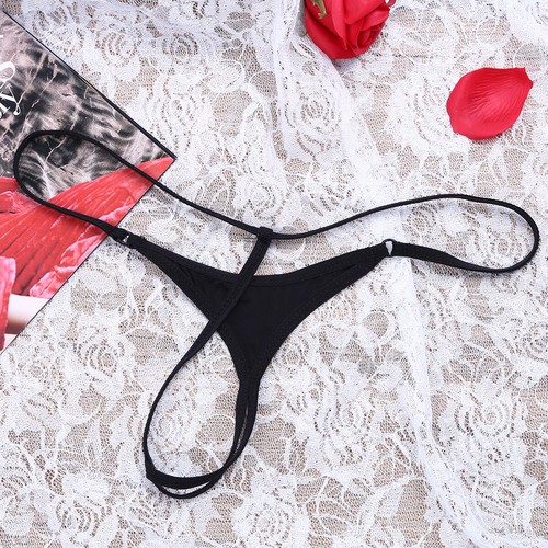 Calzoncillos cómodos para mujer ropa interior lencería cuerda en G bragas entrepiernas tangas - Imagen 8 de 37