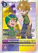 Matt Ishida & T.K. Takaishi Foil - ST21-13 NM - Digimon TCG
