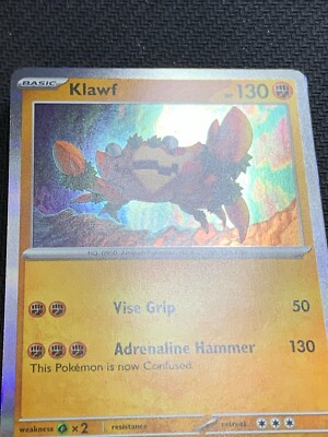 klawf pokemon card price Amazon.com: Pokemon - Klawf ex 120/197 - Obsidian Flames - Double Rare