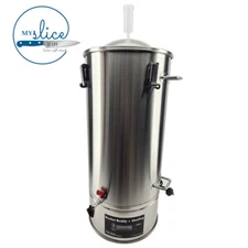 Bucket Buddy 35L Fermenter with Integrated Heating Element - Stainless Steel