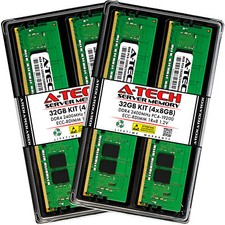 32GB 4x 8GB PC4-2400 RDIMM Supermicro 5049P-E1CTR36L 6049P-E1CR60L Memory RAM