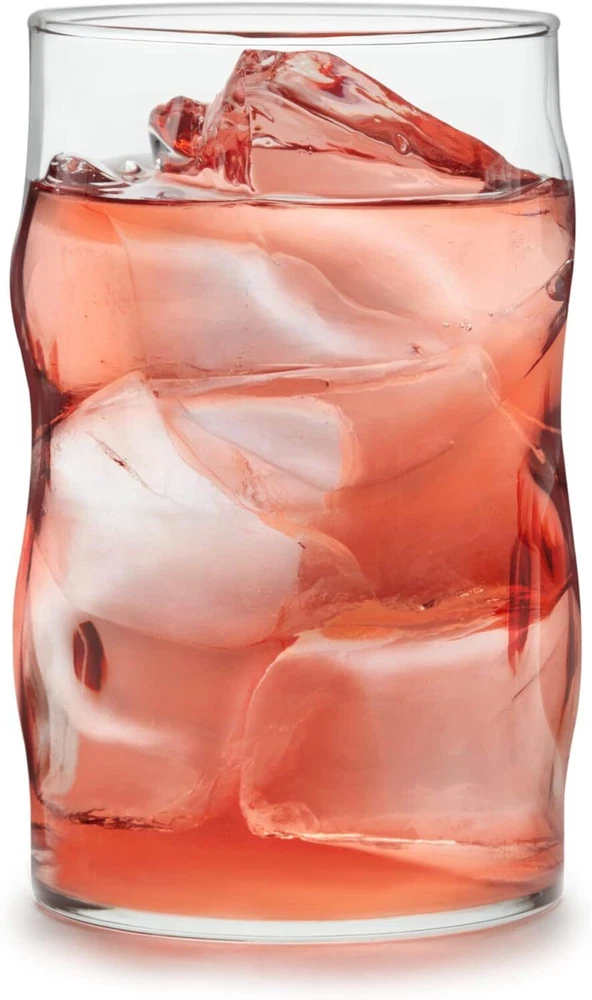 Durable Lead-Free Tall Tumbler Glass Set with Heavy Base