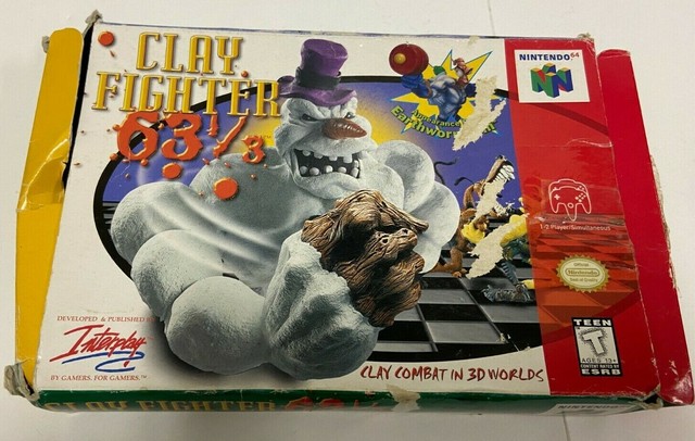 nintendo 64 clayfighter