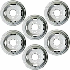 SIX * GM ORIGINAL 16in Chevy Express 3500 4500 steel wheel dually rim Accuride