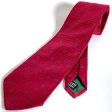 Zadi Tie - Red / Paisley - Made in Milan, Italy - Andrew's Ties - FREE POSTAGE