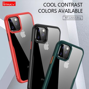 For Iphone 11 Pro Max Shockproof Silicone Transparent Silicone