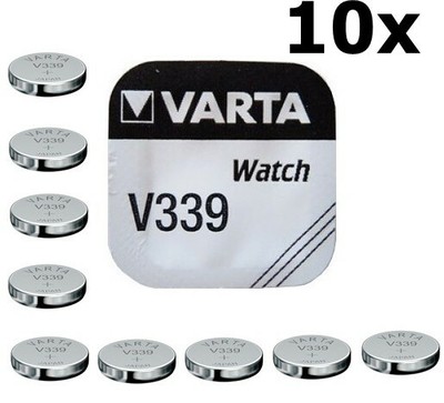 UK BS174-10x Varta Watch Battery V339 11mAh 1.55V 10 Pieces | eBay