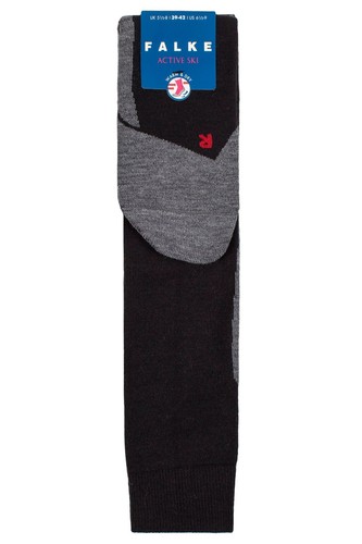 FALKE Ski Socks Boys and Girls Active Warm Dry Knee High Wool Blend Kids- 1 Pack - Picture 3 of 8