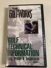Golfworks VHS Volume 1 Technical Information Tips Tricks Techniques Golfing