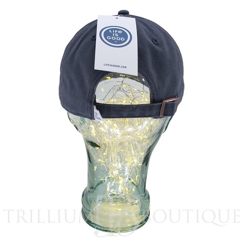 Life is Good Hat Cap Baseball Cap Slate Grey In Tents Adjustable Summer Outdoor - Picture 5 of 5