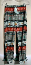 Cat Jack Boys Multicolored Fleece Sleepwear Pajama Pants Set Size M 8/10 New
