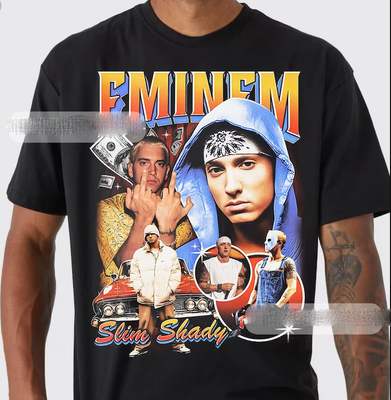 Retro Eminem Slim Shady T Shirt, Vintage Bootleg 90S Tee, Rap God 