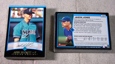 2001 Bowman Gold Baseball  (Pick Choose Complete)