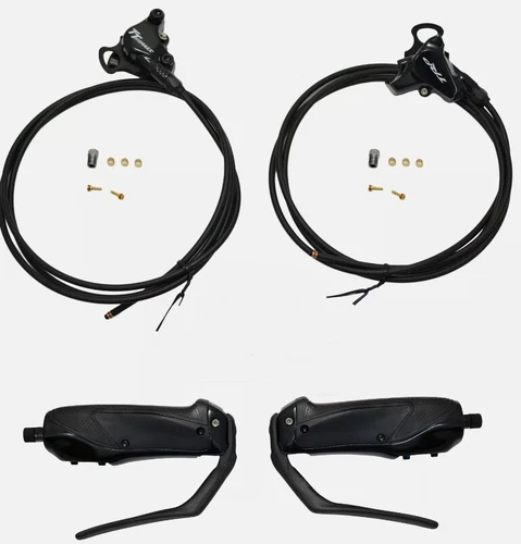 TRP HD-T912 TT Hydraulic Flat Mount Disc Brake Front / Rear time trial Set black