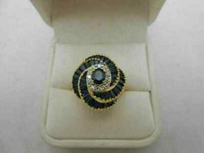 2Ct Oval Cut Lab Created Blue Sapphire Engagement Ring 14k Yellow Gold Plated