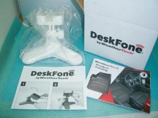 WeatherTech DeskFone Adjustable Desk / Counter Cell Phone Holder - White