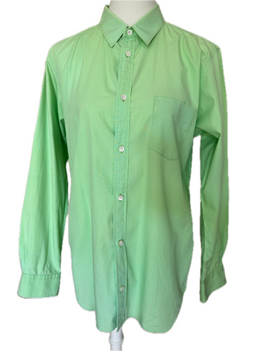 Comme des Garçons, Comme des garcons Garçons Preloved Herren Hemd Vintage Größe L Hellgrün Basic