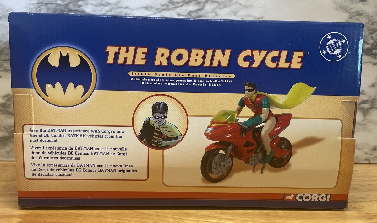 DC Comics Batman The Robin Cycle 77407 1/16 Scale Diecast