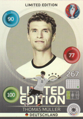 Adrenalyn XL EURO 2016 - LE25 - Thomas Müller - Limited Edition