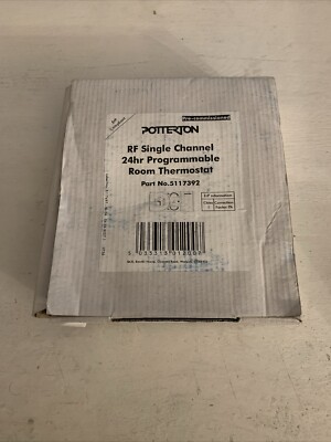 POTTERTON 5117392 KABELLOSER PROGRAMMIERBARER RF EINKANAL 24 STUNDEN RAUMTHERMOSTAT