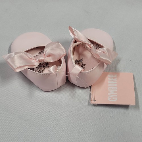 Gymboree Holiday Teddy Bear 2010 Pink Crib Shoes Baby Girl Patent Bow Easter 1 - Picture 3 of 4