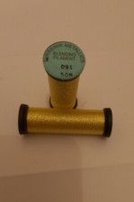 Kreinik Blending Filament, 091 YELLOW 50m Spool