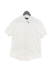 Springfield Men's Shirt L White 100 Cotton Basic