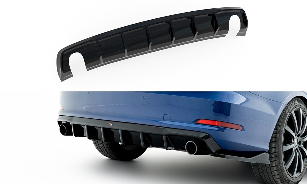 Diffuseur arrière Audi A3 Sedan 8V Maxton Design pour look sportif