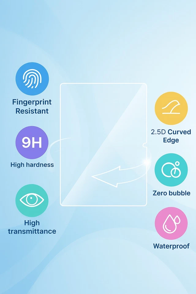 2Pack Tempered Glass Screen Protector For Xiaomi  Redmi Pad 2 (11'') Tablet 2025 - Image 4 of 4