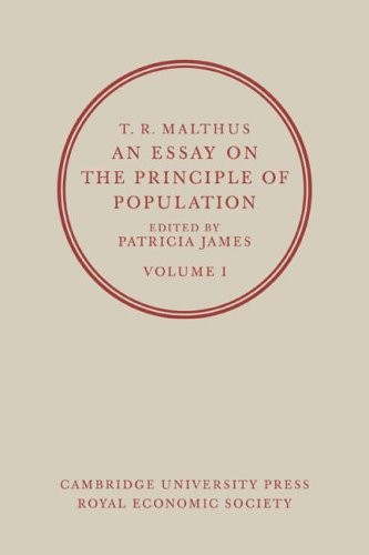 An Essay on the Principle of Population: Volume 1 by Malthus, Robert New<-