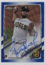 2021 Topps Chrome Rookie Blue Wave Refractor 50/150 Luis Patino #RA-LP Auto 6k2