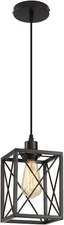 Black Pendant Lighting Modern Pendant Light, Adjustable Pendant Light Fixture, 