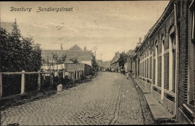Postcard Doesburg Gelderland Netherlands, Zandbergstraat - 10826315