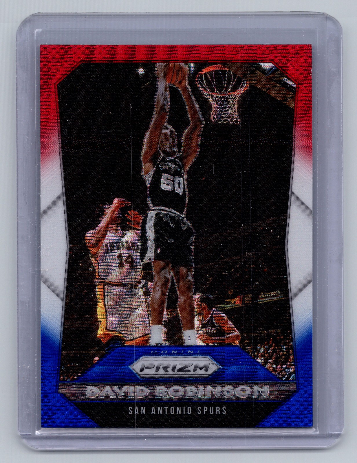 2015-16 Panini Prizm #293 David Robinson Red, White & Blue Prizms