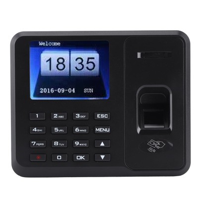 USB Standalone Time Attendance 2.4in TFT LCD Screen Password Fingerprint ID C FY