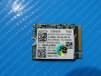 Dell 5501 Adata 256GB M.2 NVMe SSD Solid State Drive IM2P33F3-256G2 HRMWW