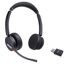 YEALINK WH64 HYBRID DECT AND BLUETOOTH WIRELESS HEADSET - BLACK