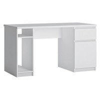 Schreibtisch Weiß Modern Arbeitsplatz Computertisch Arbeitstisch BüRo Grifflos