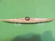 Antique/Vintage Inuit Kayak 18.5" Long.