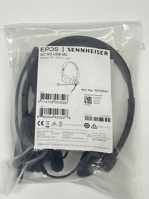 EPOS Impact SC 60 USB ML Stereo Headset Binaural Noise-Cancelling Wired 1000551