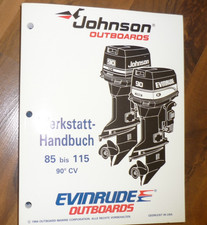 Johnson Motore Fuoribordo Manuale Officina da 85 a 115 90° CV 1994