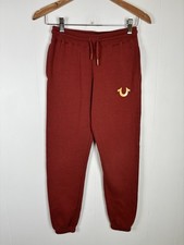 True Religion Drawstring Sweatpants Rust Brown Kids Size XL