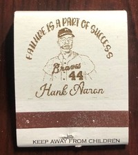 Hank Aaron Matchbook