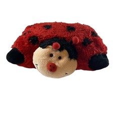 Pillow Pets Peewee Ms Ladybug Plush 11 Red Black Stuffed Plush Toy No Clasp