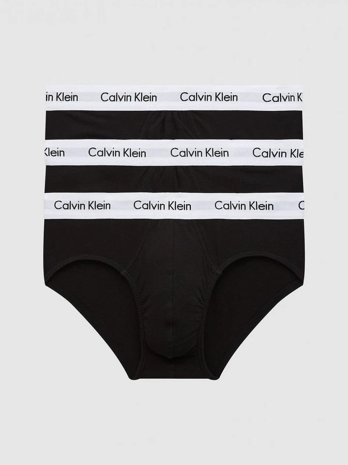 Confezione da 3 Slip Uomo in cotone elasticizzato U2661G CALVIN KLEIN - Immagine 4 di 4