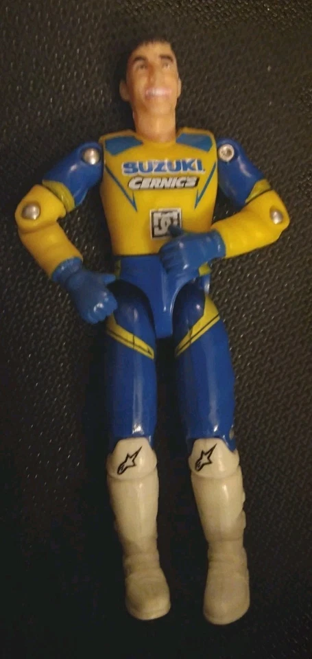JAKKS MXS Travis Pastrana #199 Toy MX Motocross Suzuki 2010 raro Foto 2 de 4